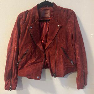 Blank NYC No Limit Suede Moto Jacket